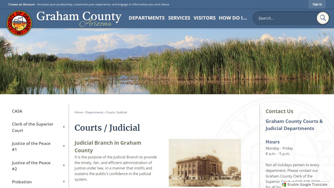 Courts / Judicial | Graham County, AZ